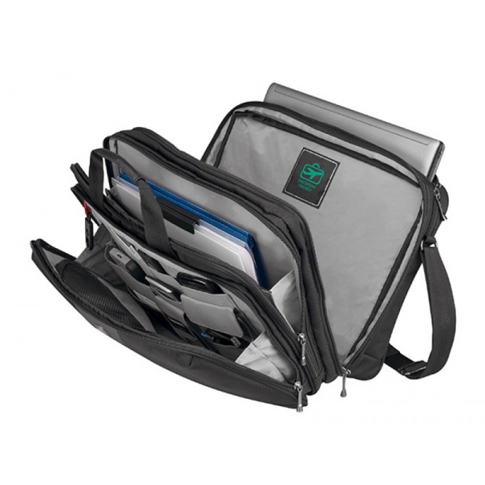 Torba na laptopa WENGER Legacy, 17", 420x320x210mm, czarna/szara