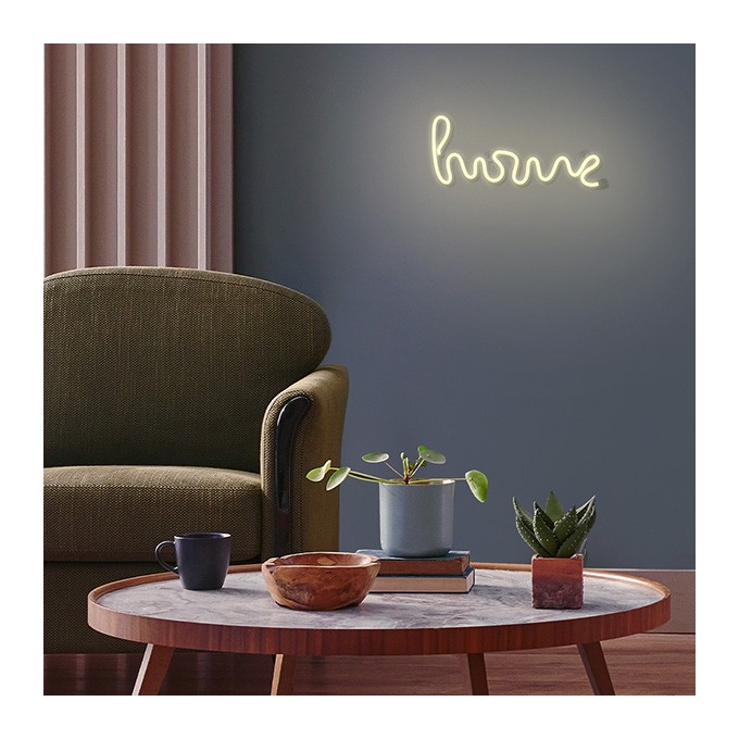 Neon LED Light HOME warm white Bat + USB FLNE21 Forever Light