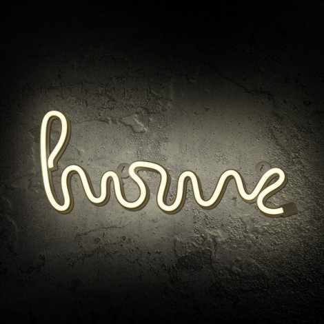 Neon LED Light HOME warm white Bat + USB FLNE21 Forever Light
