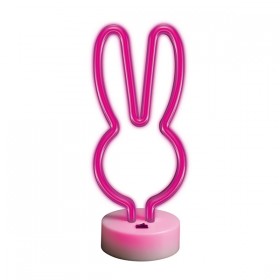 Neon LED on a stand RABBIT pink FSNE04 Forever Light