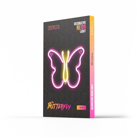 Neon LED Light BUTTERFLY pink NNE03 Neolia Neon LED Light BUTTERFLY pink NNE03 Neolia