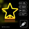 Neon Wood Stand LED STAR warm white FLNW04 Forever Light