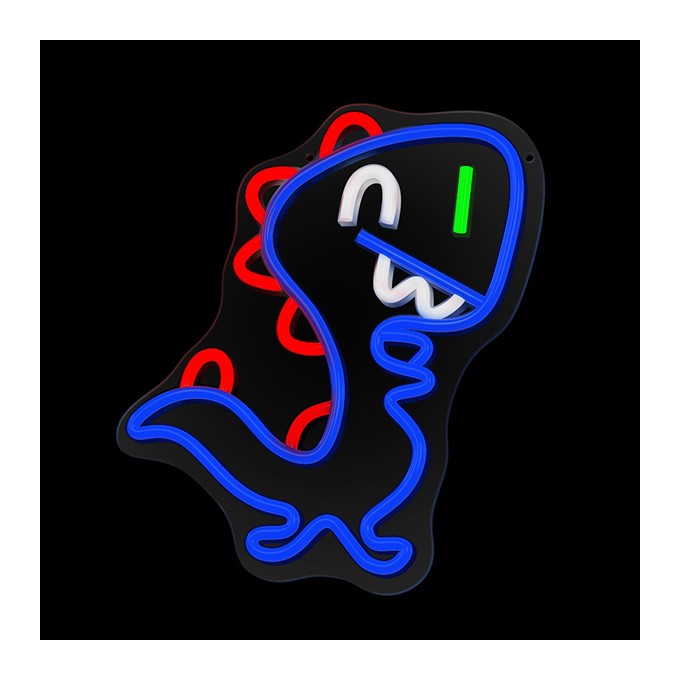 Neon PLEXI LED JURASSIC BABY DINO blue FLNJ01 Forever Light