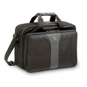 Torba na laptopa WENGER Slim Legacy, 16", 400x310x180mm, czarna/szara