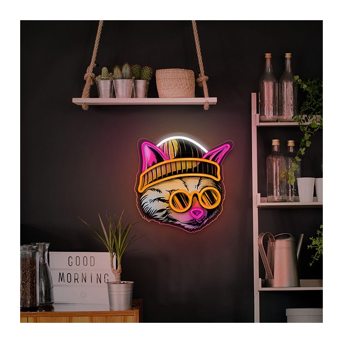 Neon ART LED CAT DREAMER multicolor FLA04 Forever Light