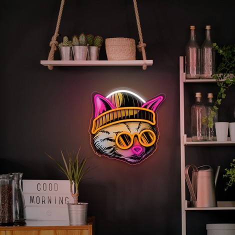 Neon ART LED CAT DREAMER multicolor FLA04 Forever Light Neon ART LED CAT DREAMER multicolor FLA04 Forever Light