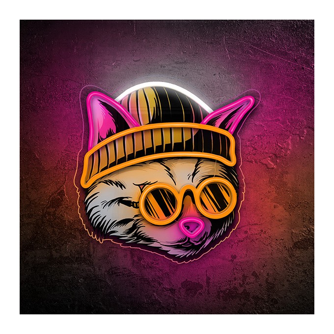 Neon ART LED CAT DREAMER multicolor FLA04 Forever Light