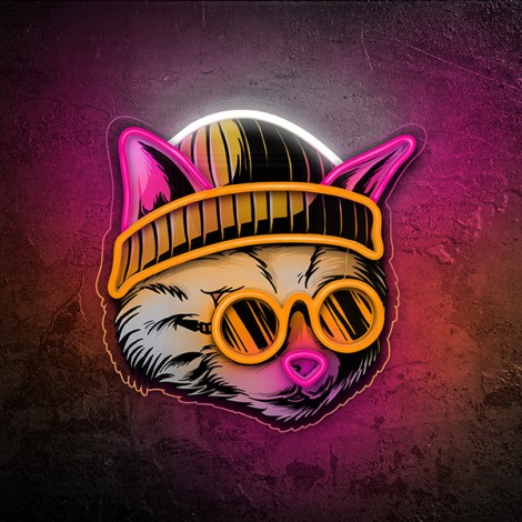 Neon ART LED CAT DREAMER multicolor FLA04 Forever Light Neon ART LED CAT DREAMER multicolor FLA04 Forever Light
