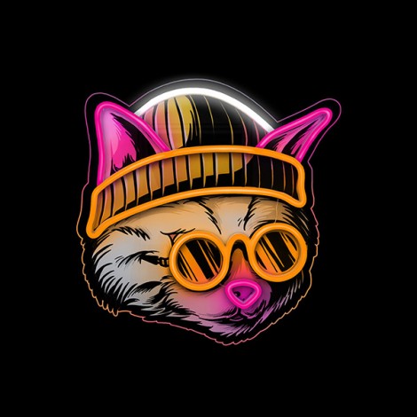 Neon ART LED CAT DREAMER multicolor FLA04 Forever Light Neon ART LED CAT DREAMER multicolor FLA04 Forever Light