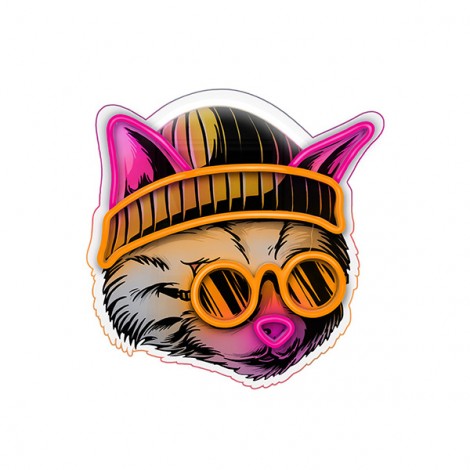 Neon ART LED CAT DREAMER multicolor FLA04 Forever Light Neon ART LED CAT DREAMER multicolor FLA04 Forever Light