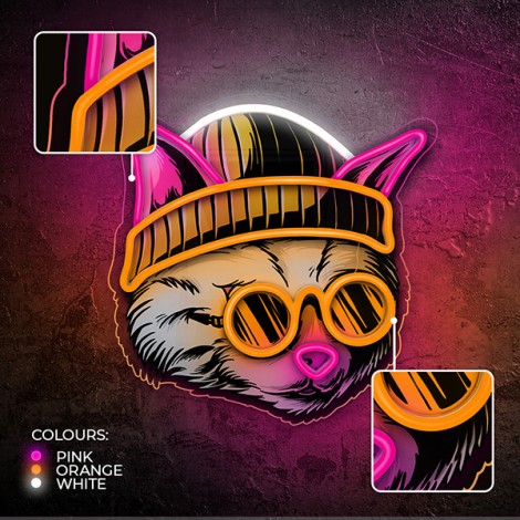Neon ART LED CAT DREAMER multicolor FLA04 Forever Light Neon ART LED CAT DREAMER multicolor FLA04 Forever Light