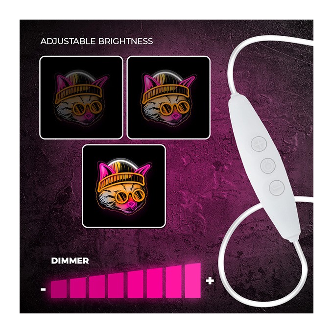 Neon ART LED CAT DREAMER multicolor FLA04 Forever Light