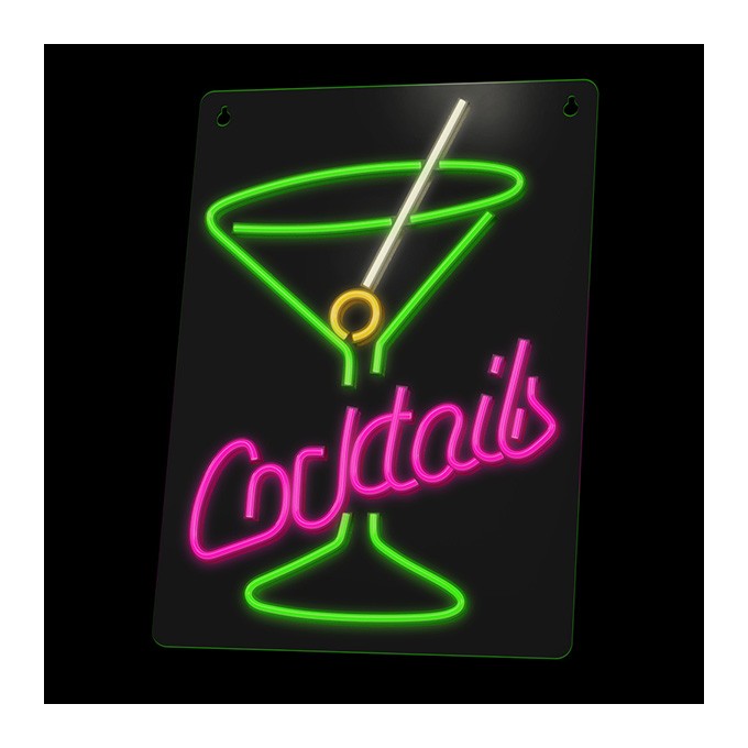 Neon PLEXI LED COCKTAILS pink green FPNE02X Forever Light