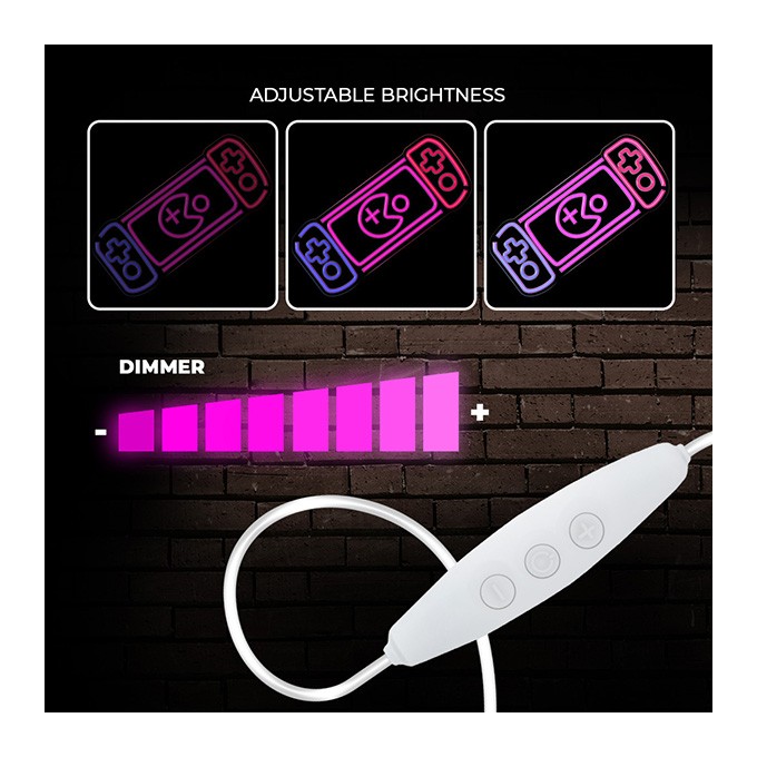 Neon PLEXI LED GAME CONSOLE multicolor FPNE27 Forever Light