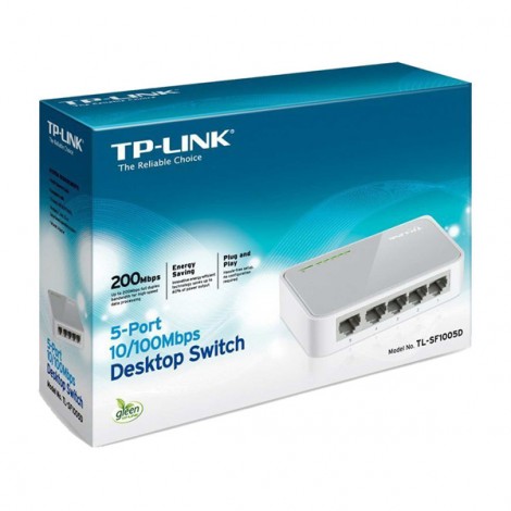 TP-LINK switch TL-SF1005D 100Mbps, auto MDI/MDIX TP-LINK switch TL-SF1005D 100Mbps, auto MDI/MDIX