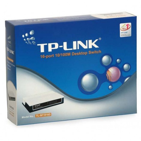 TP-LINK switch TL-SF1016D 100Mbps, auto MDI/MDIX TP-LINK switch TL-SF1016D 100Mbps, auto MDI/MDIX