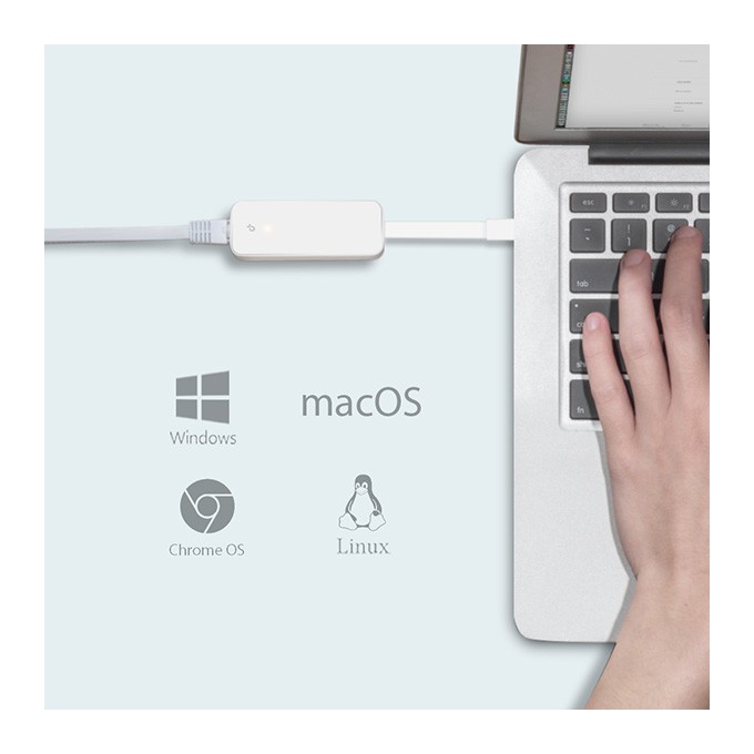 TP-LINK Gigabitowa karta sieciowa USB UE300C 1000Mbps