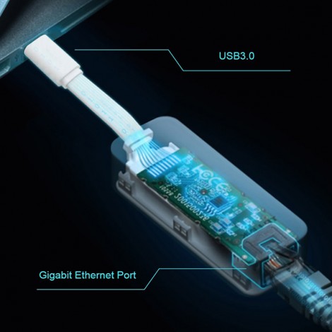 TP-LINK Gigabitowa karta sieciowa USB UE300C 1000Mbps TP-LINK Gigabitowa karta sieciowa USB UE300C 1000Mbps