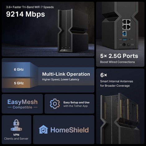 TP-LINK router ARCHER BE550 2.4GHz,5GHz i 6GHz, extender/ wzmacniacz, access point, IPv6, PPPoE, PPTP, L2TP, 9214Mbps, TP-LINK router ARCHER BE550 2.4GHz,5GHz i 6GHz, extender/ wzmacniacz, access point, IPv6, PPPoE, PPTP, L2TP, 9214Mbps,