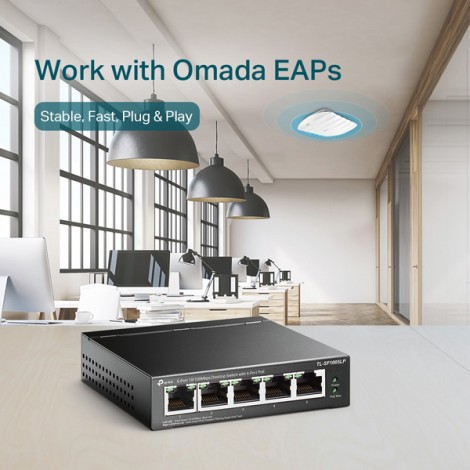 TP-LINK switch TL-SF1005LP PoE(4- porty), 100Mbps, auto MDI/MDIX TP-LINK switch TL-SF1005LP PoE(4- porty), 100Mbps, auto MDI/MDIX