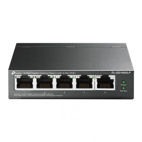 TP-LINK switch TL-SG1005LP PoE(4- porty), 1000Mbps, auto MDI/MDIX TP-LINK switch TL-SG1005LP PoE(4- porty), 1000Mbps, auto MDI/MDIX