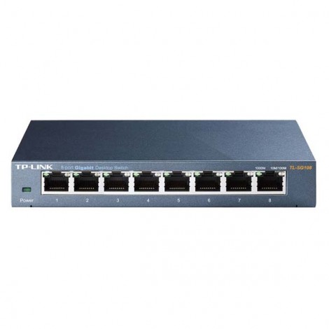 TP-LINK switch TL-SG108 1000Mbps, auto MDI/MDIX TP-LINK switch TL-SG108 1000Mbps, auto MDI/MDIX