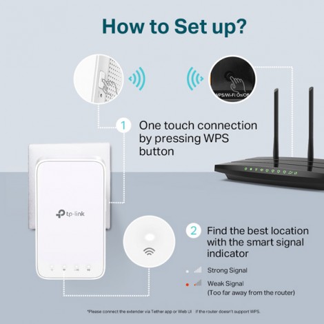TP-LINK Przekaźnik RE300 2.4GHz i 5GHz, extender/ wzmacniacz, IPv6, 867Mbps, wbudowana anténa, 802.11ac, OneMesh TP-LINK Przekaźnik RE300 2.4GHz i 5GHz, extender/ wzmacniacz, IPv6, 867Mbps, wbudowana anténa, 802.11ac, OneMesh