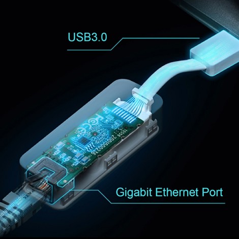 TP-LINK Gigabitowa karta sieciowa USB UE300 1000Mbps TP-LINK Gigabitowa karta sieciowa USB UE300 1000Mbps
