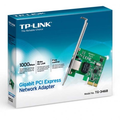 TP-LINK Gigabitowa karta sieciowa PCI TG-3468 1000Mbps, 32bit, Wake-on-LAN TP-LINK Gigabitowa karta sieciowa PCI TG-3468 1000Mbps, 32bit, Wake-on-LAN