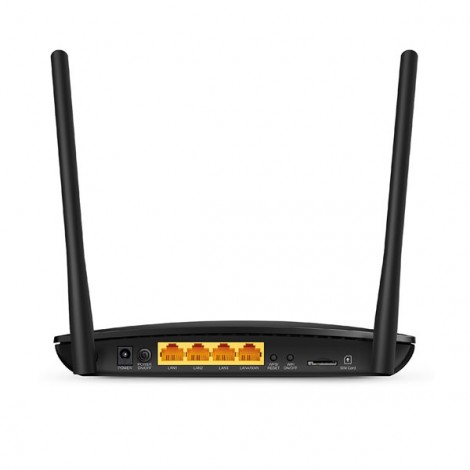 TP-LINK router TL-MR6400 2.4GHz, 300Mbps, LTE 4G, zewnętrzna anténa, 802.11n TP-LINK router TL-MR6400 2.4GHz, 300Mbps, LTE 4G, zewnętrzna anténa, 802.11n