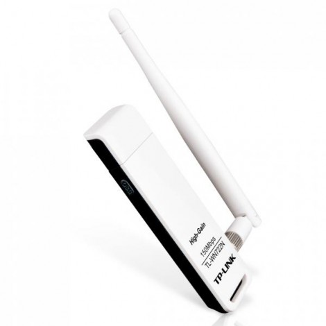 TP-LINK USB klient TL-WN722N 2.4GHz, 150Mbps, zewnętrzna, USB anténa, 802.11n TP-LINK USB klient TL-WN722N 2.4GHz, 150Mbps, zewnętrzna, USB anténa, 802.11n