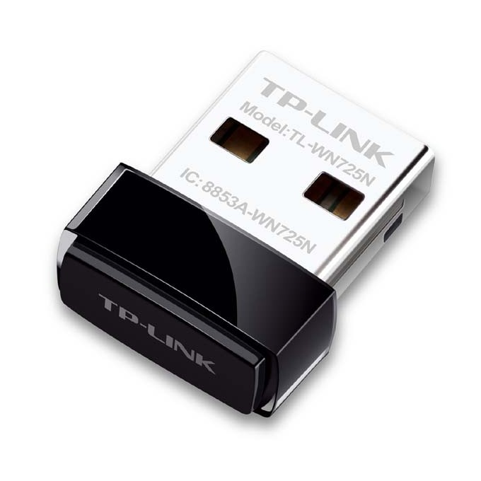 TP-LINK nano USB klient TL-WN725N 2.4GHz, 150Mbps, zintegrowana anténa, 802.11n