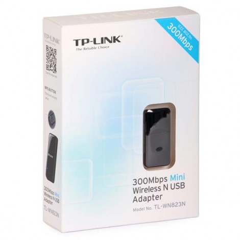 TP-LINK USB klient TL-WN823N 2.4GHz, 300Mbps, zintegrowana anténa, 802.11n, soft AP(Wi-Fi Hotspot), WPS TP-LINK USB klient TL-WN823N 2.4GHz, 300Mbps, zintegrowana anténa, 802.11n, soft AP(Wi-Fi Hotspot), WPS