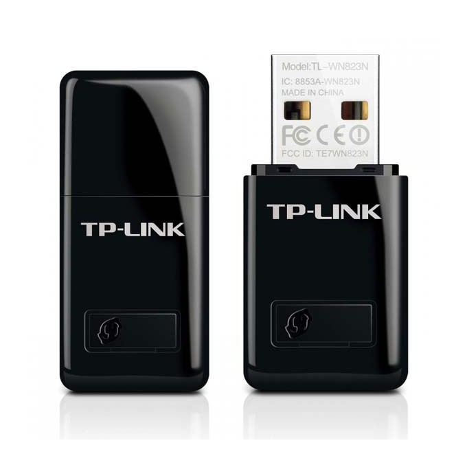 TP-LINK USB klient TL-WN823N 2.4GHz, 300Mbps, zintegrowana anténa, 802.11n, soft AP(Wi-Fi Hotspot), WPS