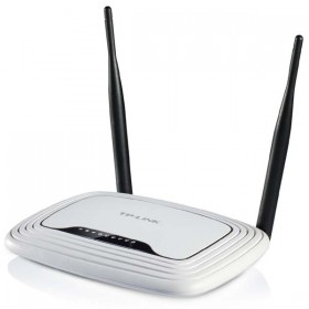 TP-LINK router TL-WR841N 2.4GHz, extender/ wzmacniacz, access point, IPv6, 300Mbps, zewnętrzna anténa, 802.11n, sieć 