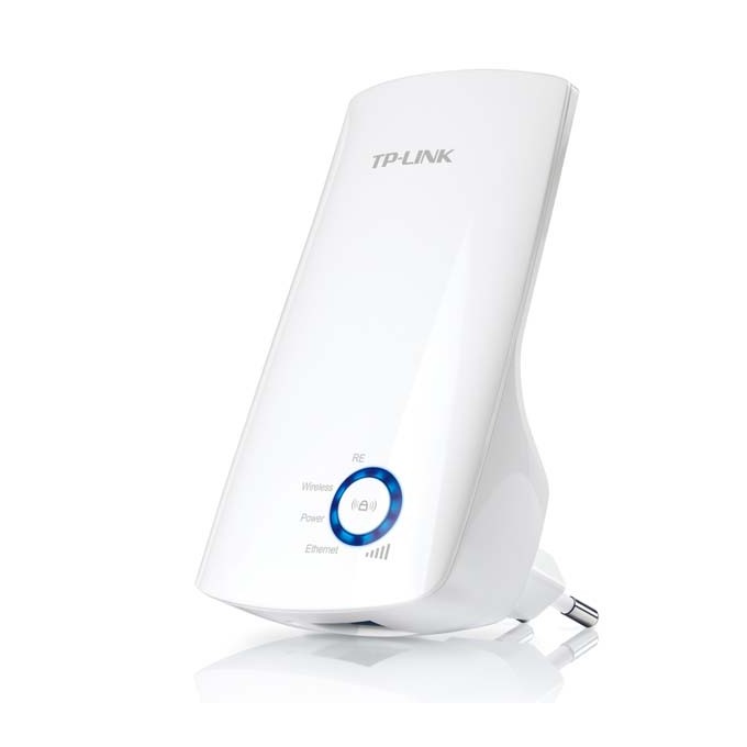 TP-LINK extender/ wzmacniacz TL-WA850RE 2.4GHz, 300Mbps, zintegrowana anténa, 802.11n, Most Ethernet, WPS
