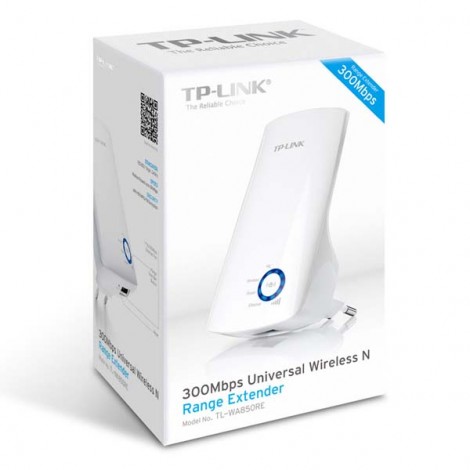 TP-LINK extender/ wzmacniacz TL-WA850RE 2.4GHz, 300Mbps, zintegrowana anténa, 802.11n, Most Ethernet, WPS TP-LINK extender/ wzmacniacz TL-WA850RE 2.4GHz, 300Mbps, zintegrowana anténa, 802.11n, Most Ethernet, WPS