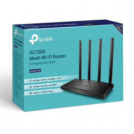 TP-LINK router Archer C6 V3 2.4GHz i 5GHz, extender/ wzmacniacz, access point, IPv6, 1200Mbps, zewnętrzna anténa, TP-LINK router Archer C6 V3 2.4GHz i 5GHz, extender/ wzmacniacz, access point, IPv6, 1200Mbps, zewnętrzna anténa,