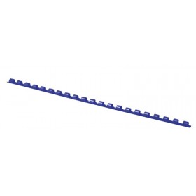 Grzbiety do bindowania OFFICE PRODUCTS, A4, 6mm (25 kartek), 100 szt., niebieskie