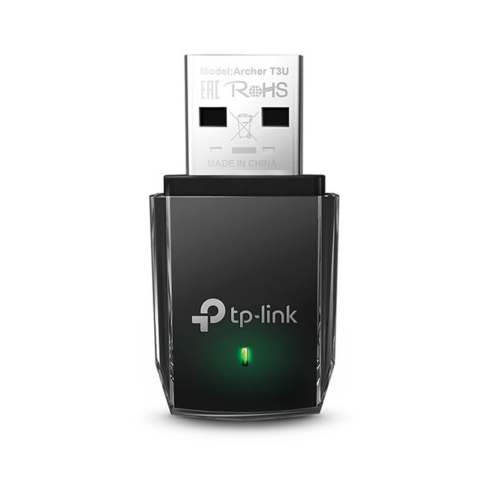 TP-LINK USB klient Archer T3U 2.4GHz i 5GHz, IPv6, 867Mbps, 802.11ac