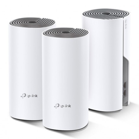 TP-LINK Wifi Mesh kit Deco E4(3-pack) 2.4GHz i 5GHz, access point, IPv6, 1200Mbps, zintegrowana anténa, 802.11ac, TP-LINK Wifi Mesh kit Deco E4(3-pack) 2.4GHz i 5GHz, access point, IPv6, 1200Mbps, zintegrowana anténa, 802.11ac,
