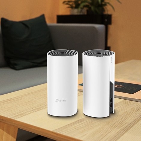 TP-LINK Wifi Mesh kit Deco M4(2-pack) 2.4GHz i 5GHz, access point, IPv6, 1200Mbps, zintegrowana anténa, 802.11ac, TP-LINK Wifi Mesh kit Deco M4(2-pack) 2.4GHz i 5GHz, access point, IPv6, 1200Mbps, zintegrowana anténa, 802.11ac,