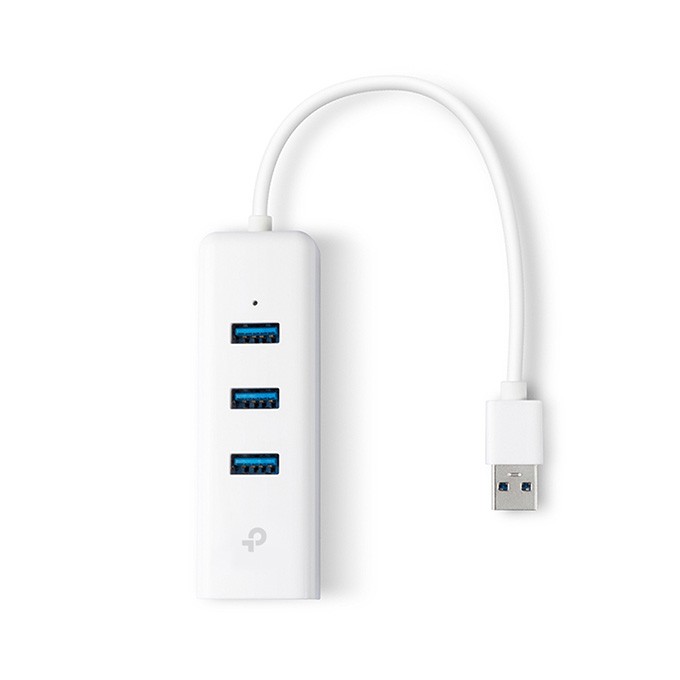 TP-LINK Gigabitowa karta sieciowa + HUB UE330 1000Mbps, 3x USB 3.0 HUB, Plug and Play