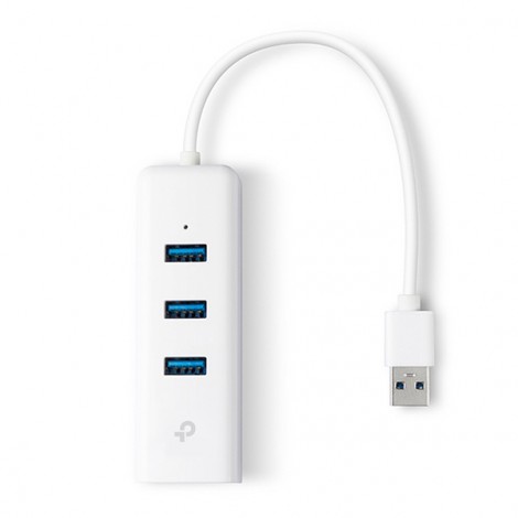 TP-LINK Gigabitowa karta sieciowa + HUB UE330 1000Mbps, 3x USB 3.0 HUB, Plug and Play TP-LINK Gigabitowa karta sieciowa + HUB UE330 1000Mbps, 3x USB 3.0 HUB, Plug and Play