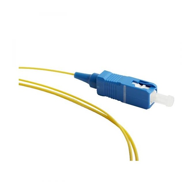 Optyczny PigTail Single mode (9/125), SC - bez 2. konektoru, 1m, economy