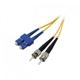 Optyczny Patch Cord Single mod (9/125), 2xST - 2xSC, 1m, economy