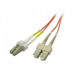 Optyczny Patch Cord Multi mod (62,5/125), 2xLC - 2xLC, 1m, economy, EOL