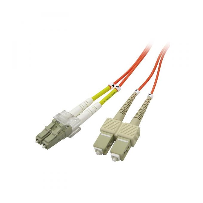 Optyczny Patch Cord Multi mod (62,5/125), 2xLC - 2xLC, 1m, economy, EOL