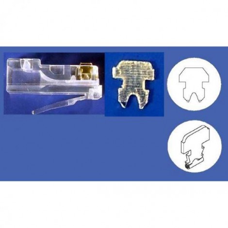 Konektor RJ45, linka, 100-pack, cana za 1 szt Konektor RJ45, linka, 100-pack, cana za 1 szt
