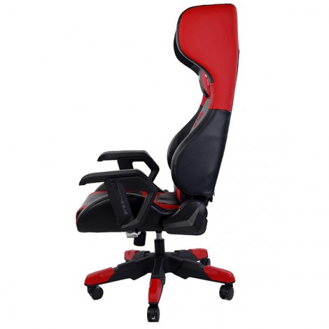 Dla gracza fotel E-blue COBRA, czerwona, Bluetooth